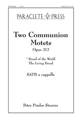 Two Communion Motets No. 1 Bread of the World SATB choral sheet music cover